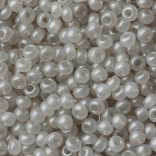 17249-10/0 Бісер Чехія (перламутровий, сірий), упаковка 50 грамів