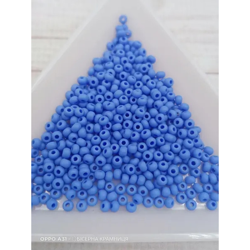 33040matt-10/0 Бісер Чехія (натуральний матовий, фіолетовий), упаковка 50 грамів