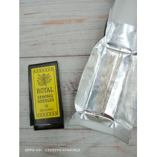 Набір бісерних голок Royal 15, довжина голки 4,5 см