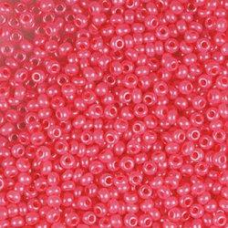 510-10/0-17398 Бісер Чехія (перламутровий, рожевий темний), упаковка 50 грамів