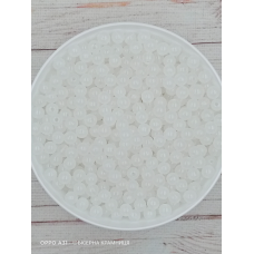 Білі акрилові “желейні“ намистини, 8 мм, 500 грамів