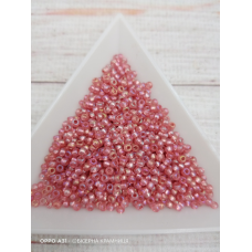 97722 бісер №10 Preciosa (Чехія) 5 грамів. Прозорий райдужний