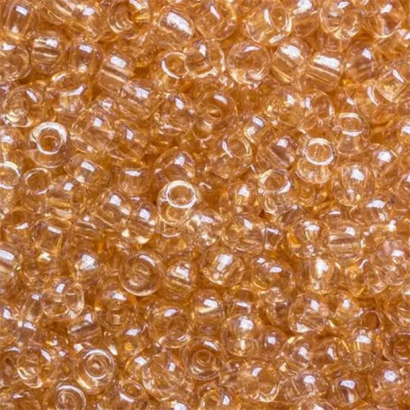 48015-10/0 Бісер Чехія (глазурований, бежево-жовтий), упаковка 50 грамів