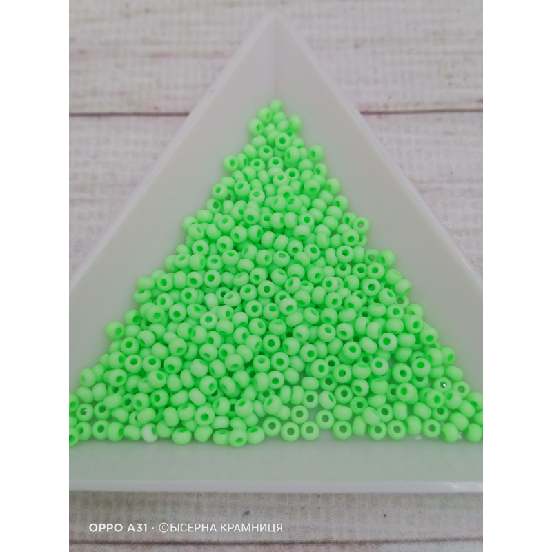 36756 matt бісер №10 Preciosa (Чехія) 5 грамів. Непрозорий матовий