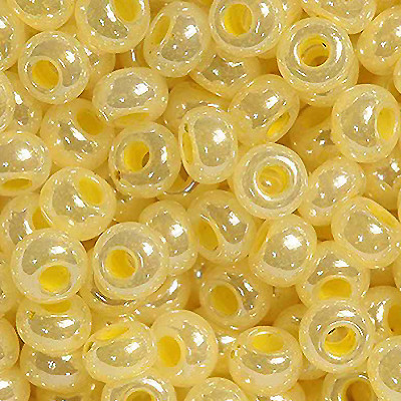 560-10/0-37386 Бісер Чехія (перламутровий, темна ваніль), упаковка 50 грамів