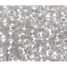 382PD-10/0 Бісер Чехія (глазурований, сріблясто-сірий), упаковка 50 грамів