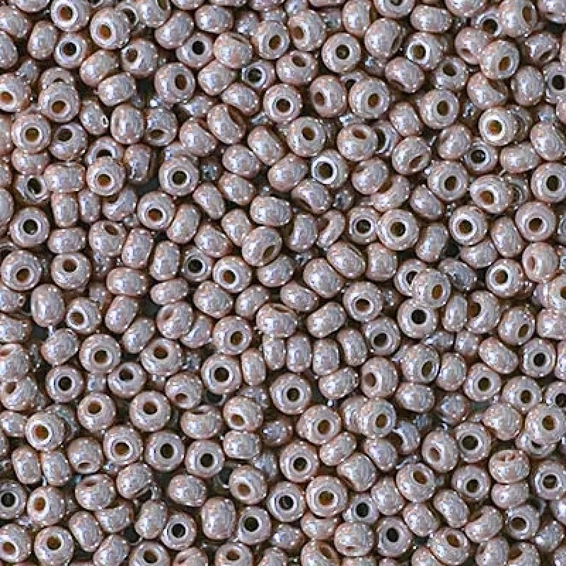 516-10/0-28020 Бісер Чехія (перламутровий, аметистовий пастельний), упаковка 50 грамів