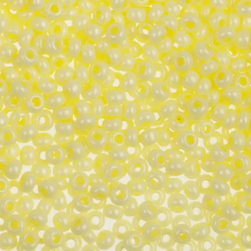 278-10/0-16286 Бісер Чехія (перлиновий, ваніль), упаковка 50 грамів