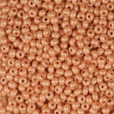 265-10/0-16918 Бісер Чехія (перлиновий, персиковий), упаковка 50 грамів