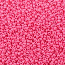 277-10/0-16998 Бісер Чехія (перлиновий, рожевий темний), упаковка 50 грамів