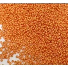 280-10/0-16992 Бісер Чехія (перлиновий, помаранчевий світлий), упаковка 50 грамів