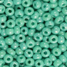 64130-10/0 Бісер Чехія (перламутровий райдужний, бірюзовий), упаковка 50 грамів