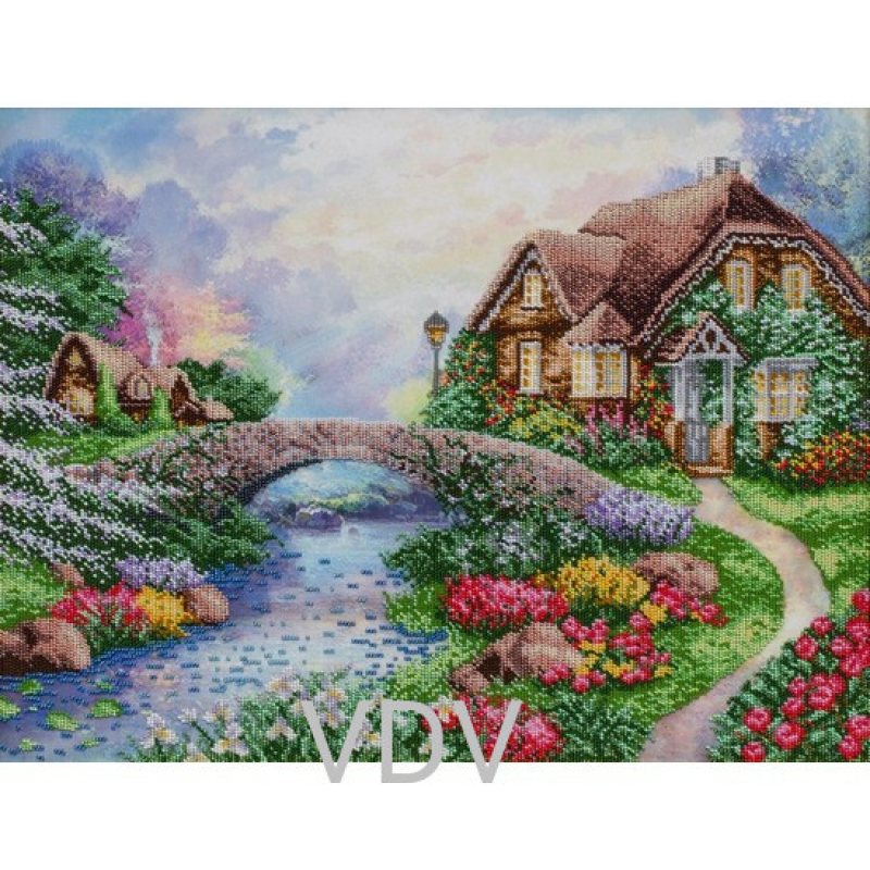 Схема для вишивки бісером “Будинок мрій“, розмір 51*39 см