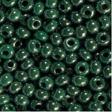 553-10/0-58240 Бісер Чехія (перламутровий, смарагдовий темний), упаковка 50 грамів