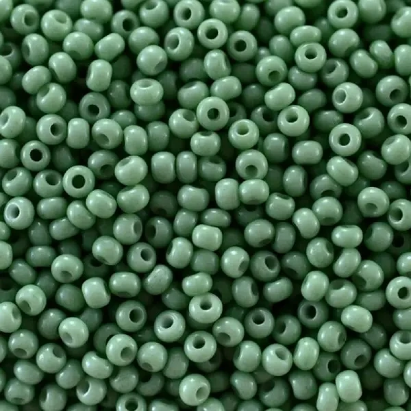 03662-10/0 Бісер Чехія (натуральний, світлий зелено-сірий), упаковка 50 грамів