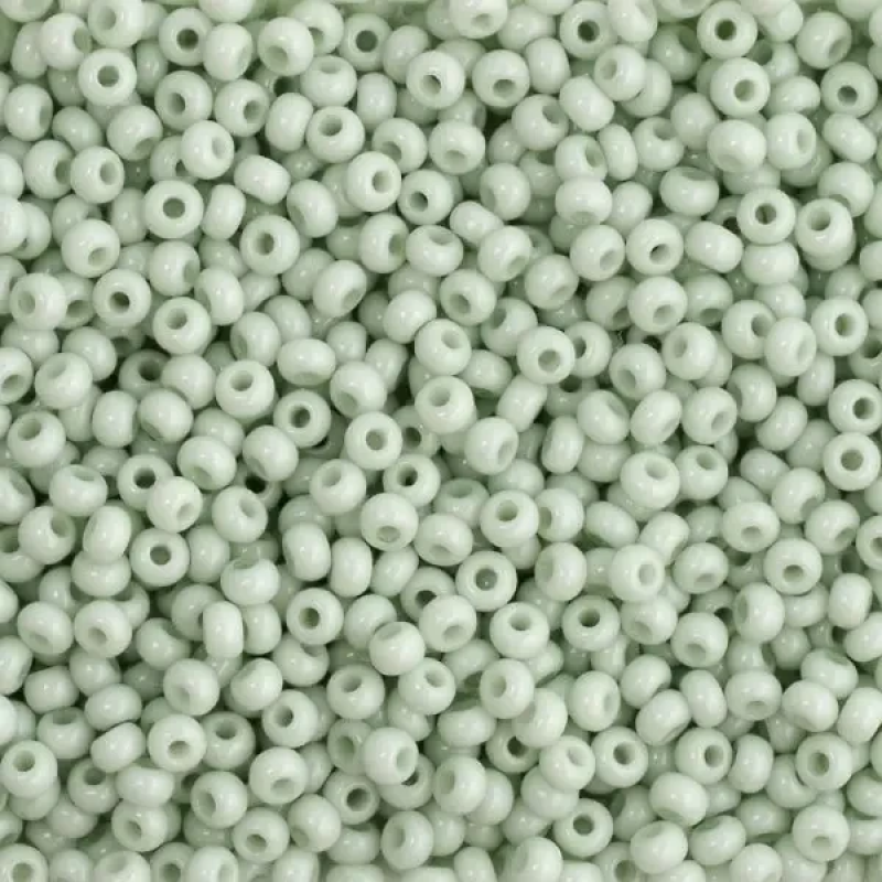 03263-10/0 Бісер Чехія (натуральний, блідий зелено-сірий), упаковка 50 грамів