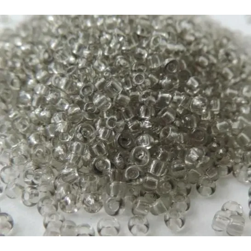 01241-10/0 Бісер Чехія (кристалічний, сірий), упаковка 50 грамів