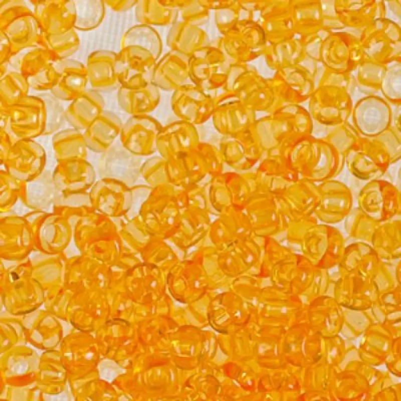 01182-10/0 Бісер Чехія (кристалічний, світло-оранжевий), упаковка 50 грамів