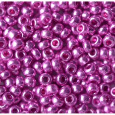 18325-10/0 Бісер Чехія (металізований, рожевий), упаковка 50 грамів