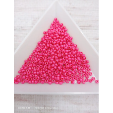 16А77-10/0 Бісер Чехія (перламутровий рожевий), упаковка 50 грамів