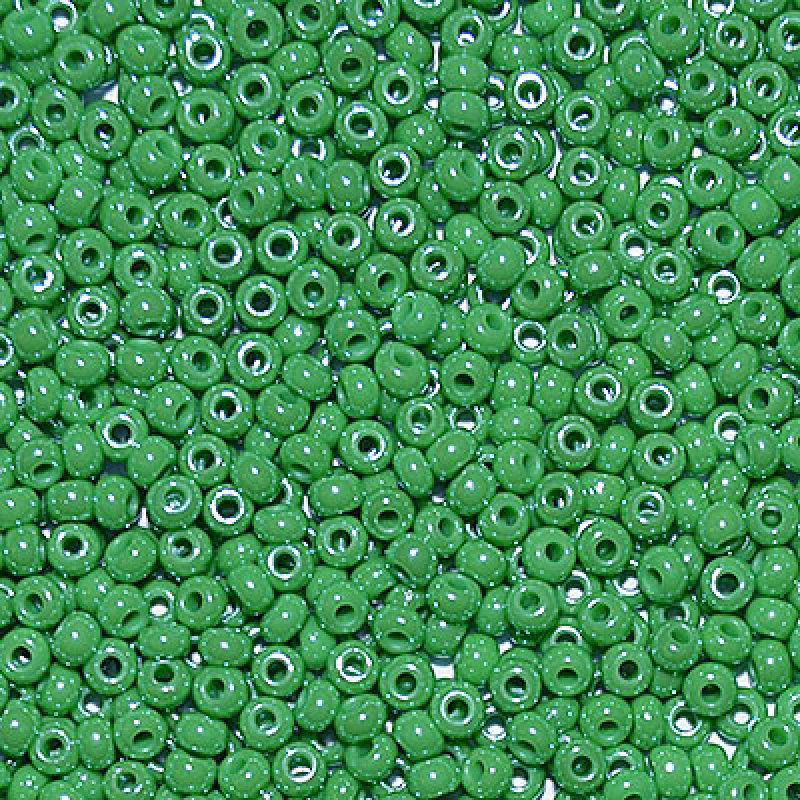 568-10/0-58250 Бісер Чехія (перламутровий, зелений світлий), упаковка 50 грамів
