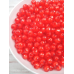 Червоні акрилові намистини Куля Гранована з білою намистиною всередині, 8 мм, 250 грамів Червоні акрилові намистини Куля Гранована з білою намистиною всередині, 8 мм, 250 грамів