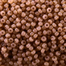 452-10/0-02613 Бісер Чехія (алебастровий, лілово-коричневий), упаковка 50 грамів