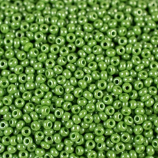 58230-10/0 Бісер Чехія (перламутровий, світлий зелений), упаковка 50 грамів