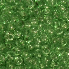 01162-10/0 Бісер Чехія (кришталевий, зелений світлий), упаковка 50 грамів