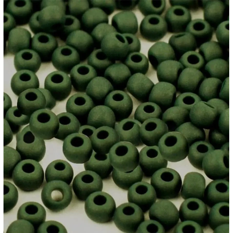 53270matt-10/0 Бісер Чехія (натуральний матовий, морська хвиля), упаковка 50 грамів