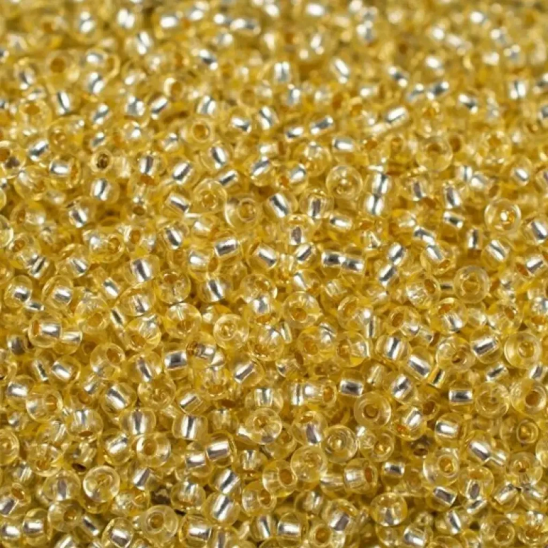 78281-10/0 Бісер Чехія (блискучий, жовтий), упаковка 50 грамів