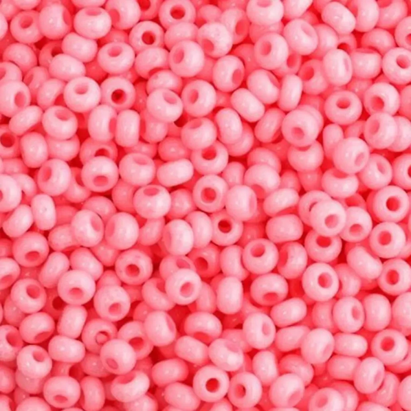 03291-10/0 Бісер Чехія (натуральний, рожевий світлий), упаковка 50 грамів