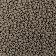 43020matt-10/0 Бісер Чехія (натуральний матовий, сірий), упаковка 50 грамів