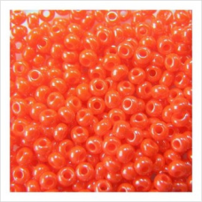 580-10/0-98140 Бісер Чехія (перламутровий, оранжевий), упаковка 50 грамів