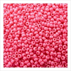 581-10/0-16398 Бісер Чехія (перламутровий, рожевий), упаковка 50 грамів