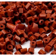 13600-11/0 Рубка Чехія (рубка натуральна, колір коричневий), розмір 11/0. Упаковка 50 грамів.