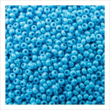 582-10/0-16365 Бісер Чехія (перламутровий, блакитний), упаковка 50 грамів