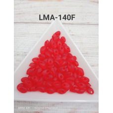 LMA-140F Бісер Miyuki Long Magatama Beads 4х7 мм (червоний матовий), упаковка 25 грамів.