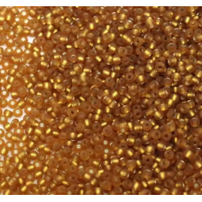 17070 matt-10/0 Бісер Чехія (блискучий матовий, золотий темний), упаковка 50 грамів