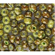 59310-10/0 бісер №10 Preciosa (Чехія). Болотно-оливковий травертин, упаковка 50 грамів