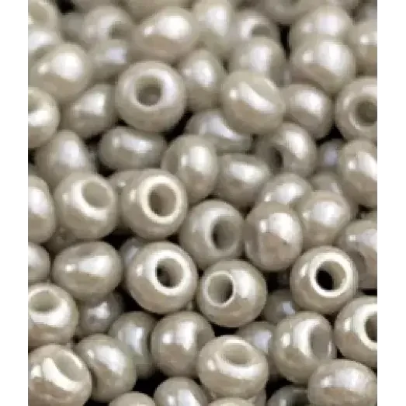 63141-10/0 Бісер Чехія (перламутровий сірий), упаковка 50 грамів