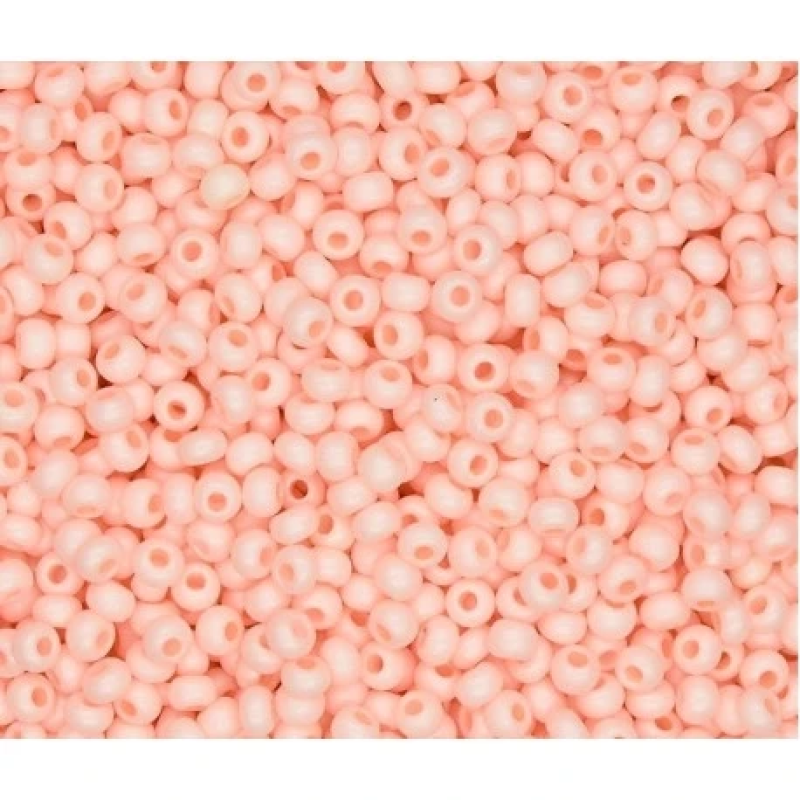 16687 matt бісер №10 Preciosa (Чехія) 5 грамів. Алебастровий перламутровий матовий