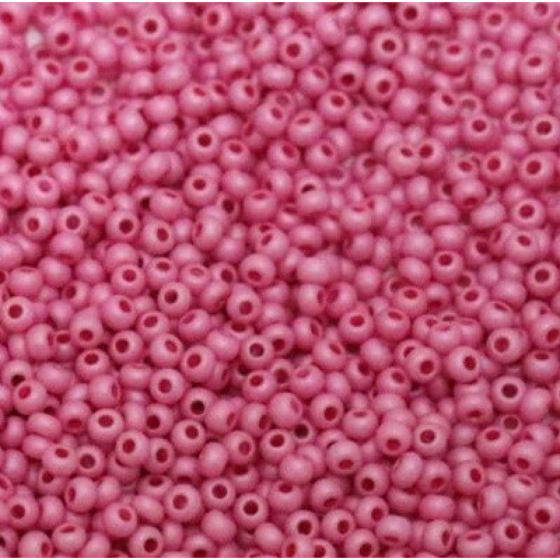 16695 matt бісер №10 Preciosa (Чехія) 5 грамів. Алебастровий перламутровий матовий