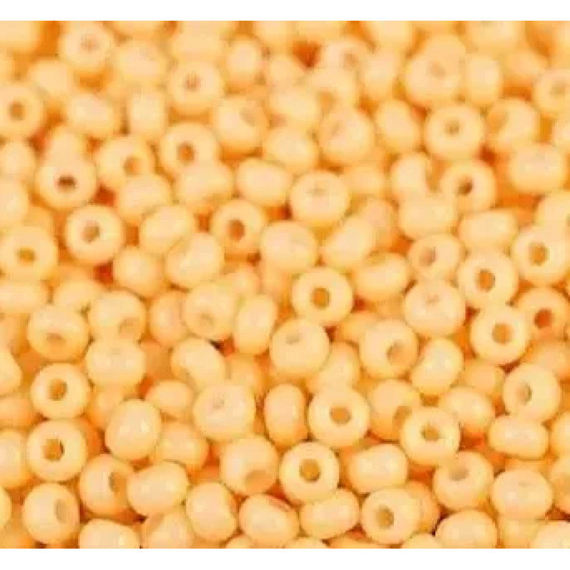 03682-10/0 Бісер Чехія (натуральний, жовто-бежевий темний), упаковка 50 грамів