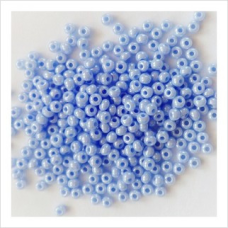 589-10/0-38000 Бісер Чехія (перламутровий, блакитний), упаковка 50 грамів