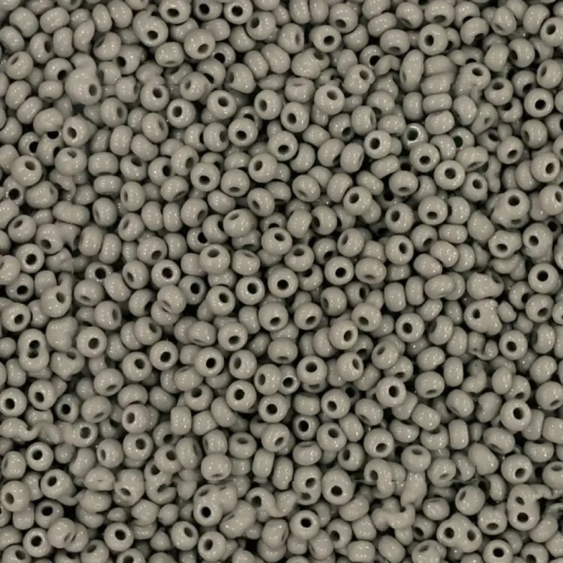 03641-10/0 Бісер Чехія (натуральний, сірий пастельний), упаковка 50 грамів
