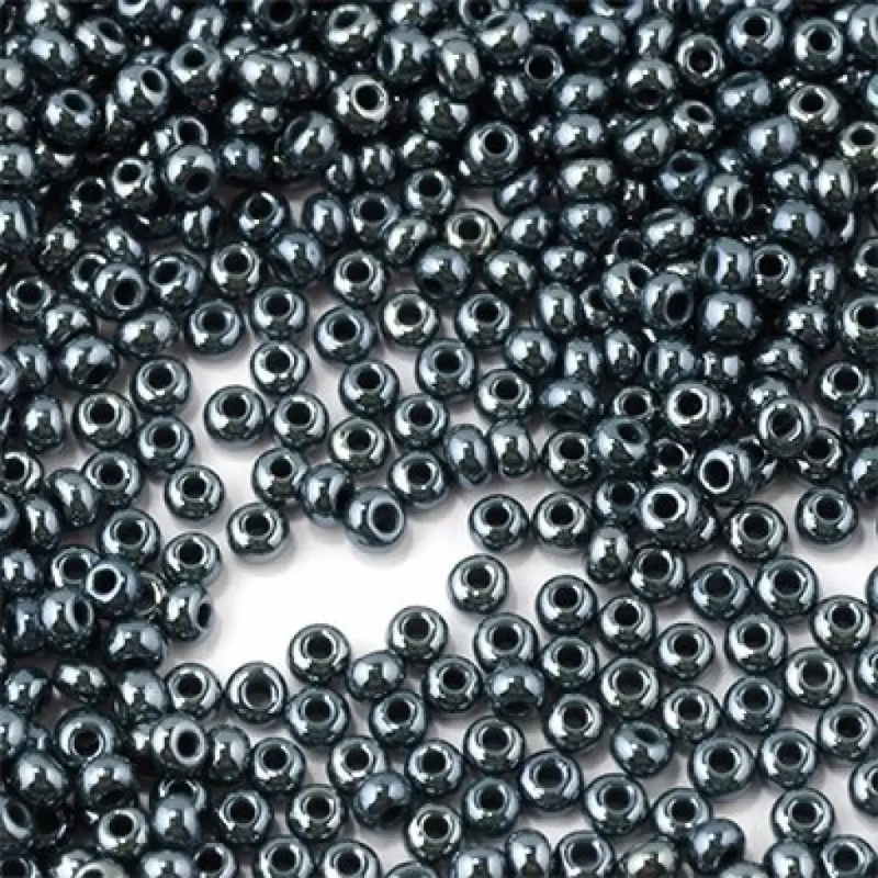 58270-10/0 Бісер Чехія (перламутровий, зелена морська хвиля), упаковка 50 грамів