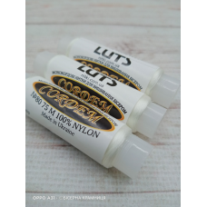 Нитка бісерна монокордова Cordem № 80, колір білий. 75 метрів