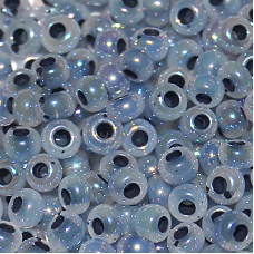 564-10/0-57549 Бісер Чехія (перламутровий, сірий райдужний), упаковка 50 грамів