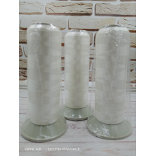 Нитка бісерна монокордова Cordem № 80, колір білий. 1000 метрів